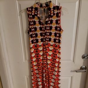 Button down long dress